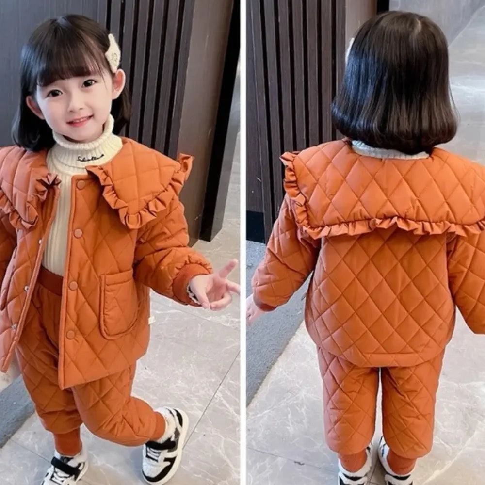 Girls Cozy Quilted Co-ord Set