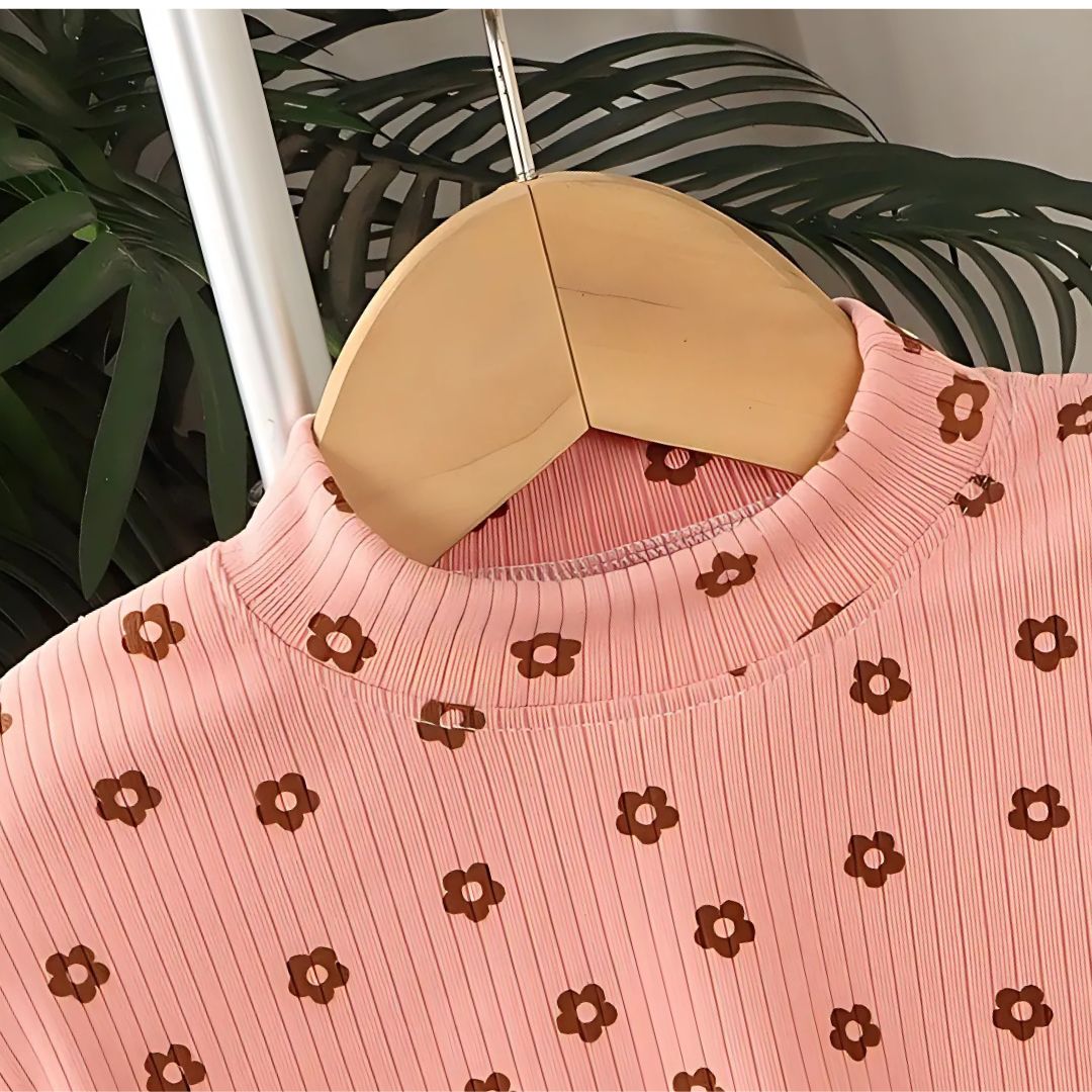 Little Lady Girls Peach Blossom Top