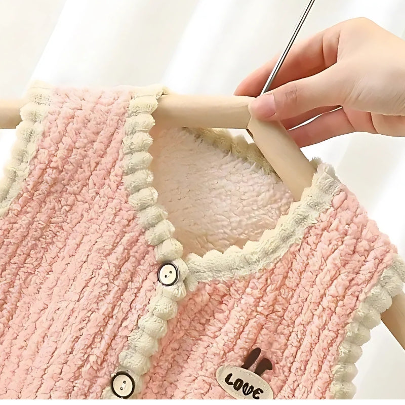 Rich Peachy Pink Girls Top