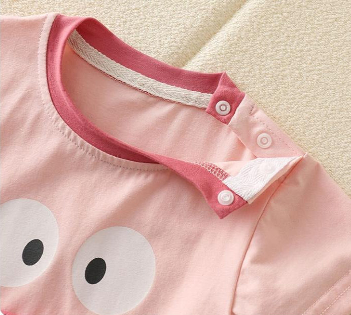 Giggle Mouth 3D Baby Boys Girls Romper