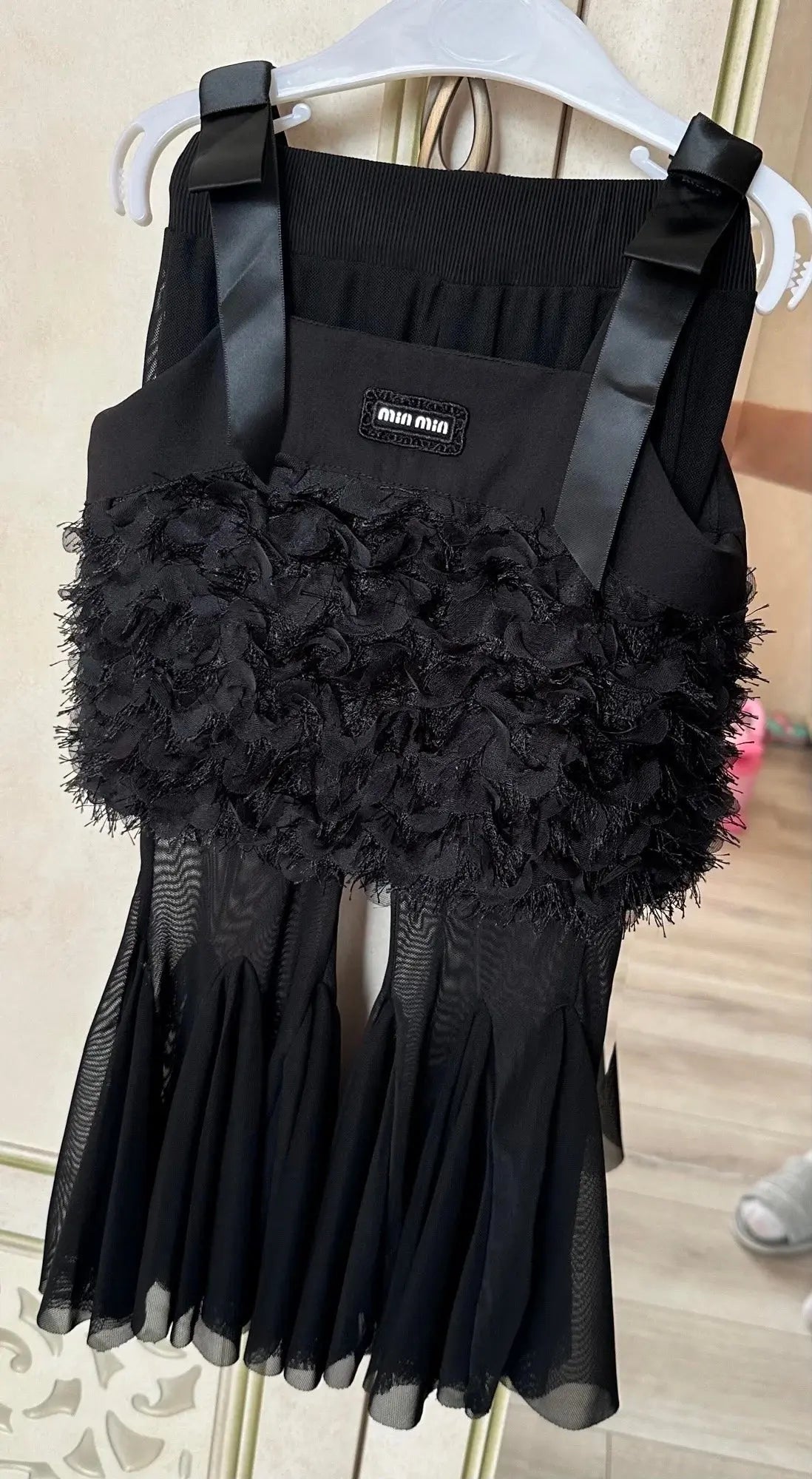 Girls Floral Ruffle Top And Palazo Pants