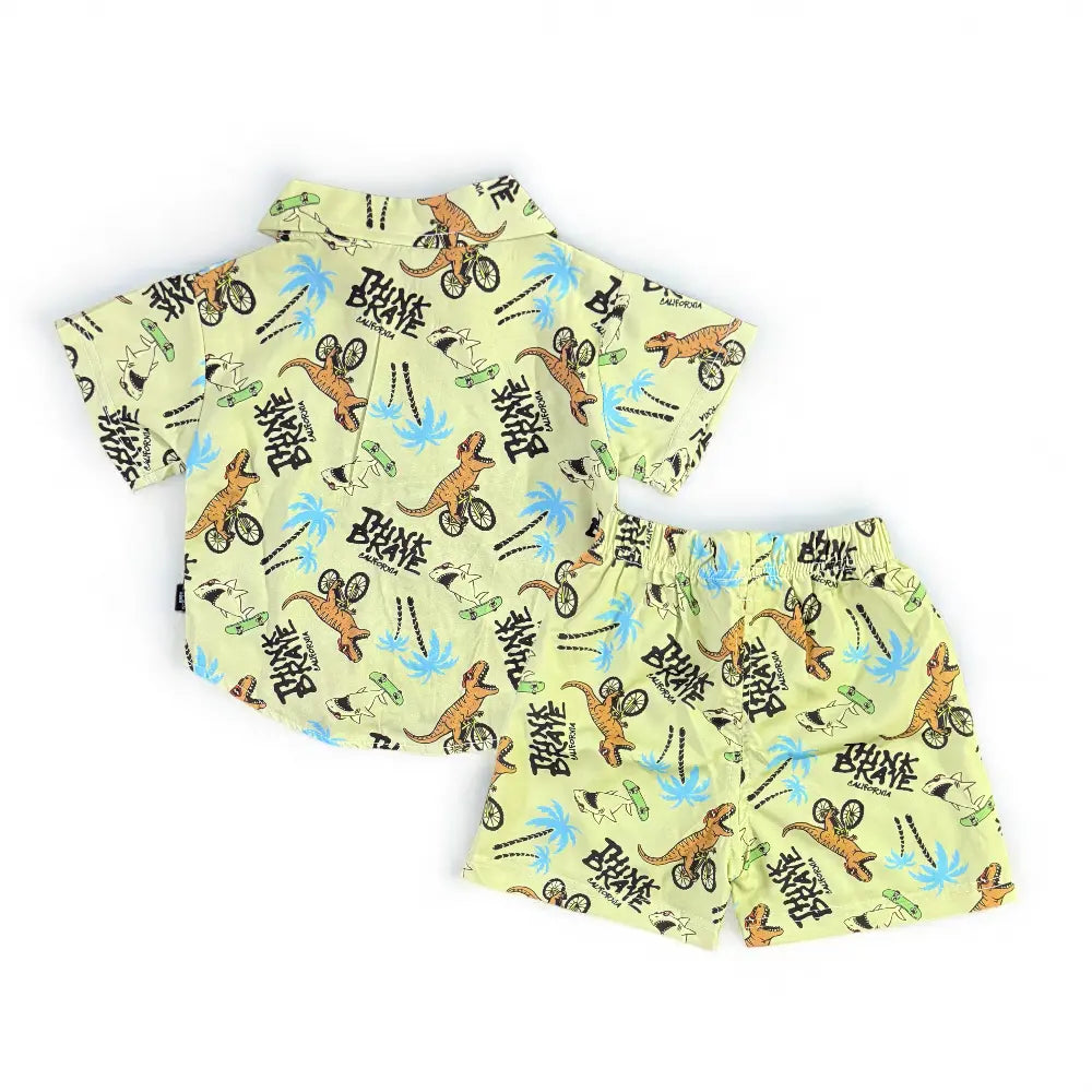 Boys Tropical Print Co-ord Set