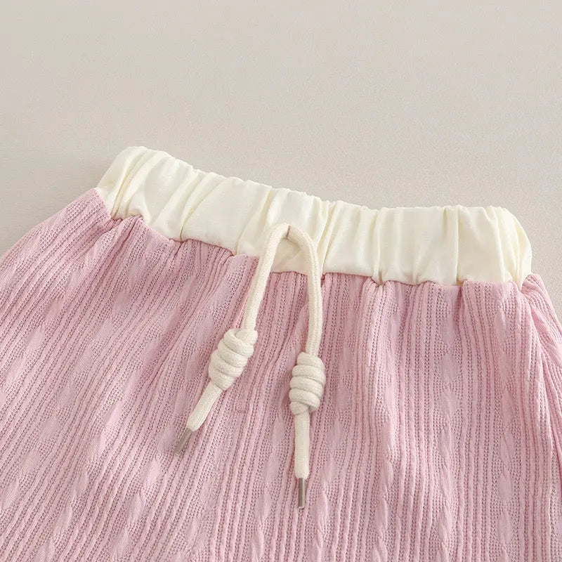 Girls Summer Pink Co-ord Set