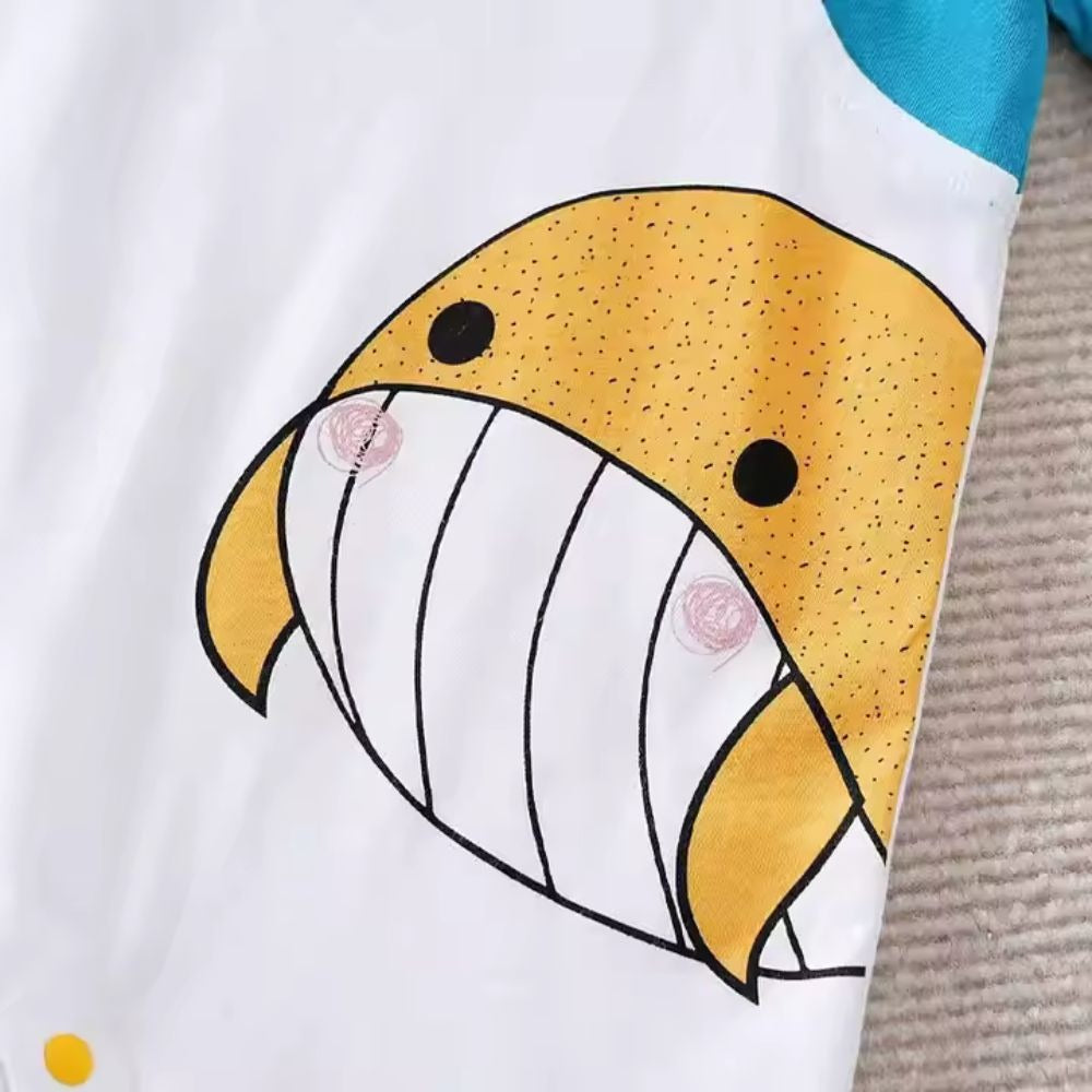 Little Ocean Whale Baby Boys Girls Romper