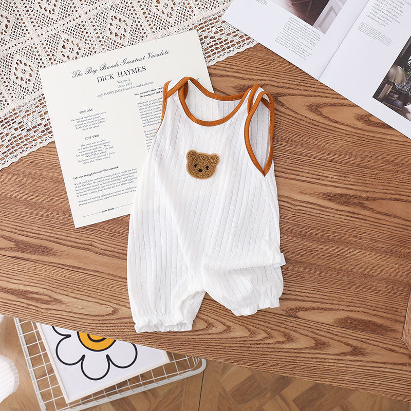 Sleeveless Bear Romper