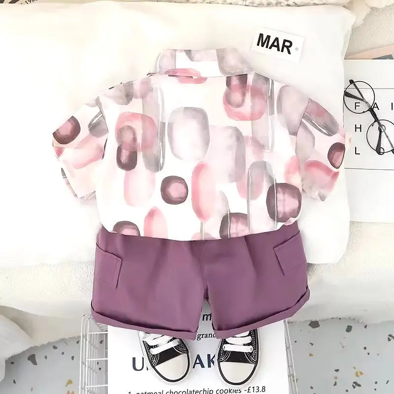 Boys Block Print 3 Pcs Set