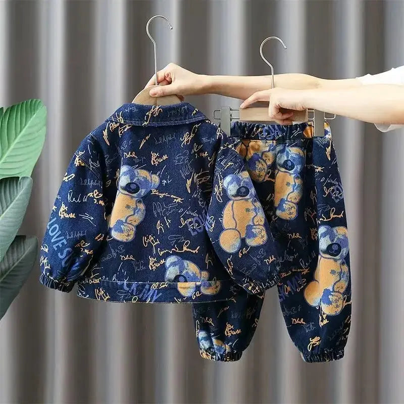 Boys All Over Printed Designer 3 Pcs Set