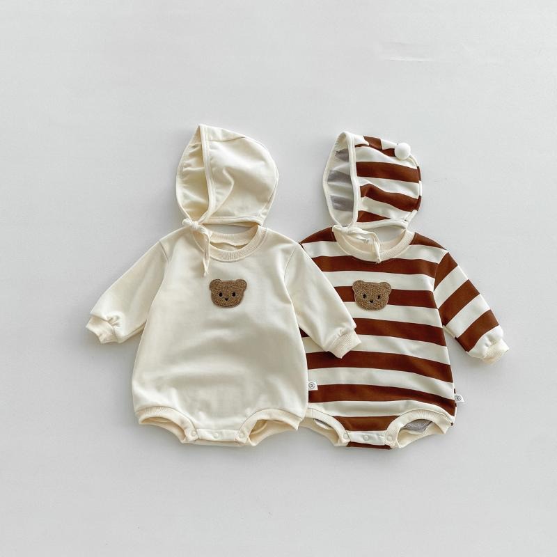 Little Baby Bear Romper with Hat