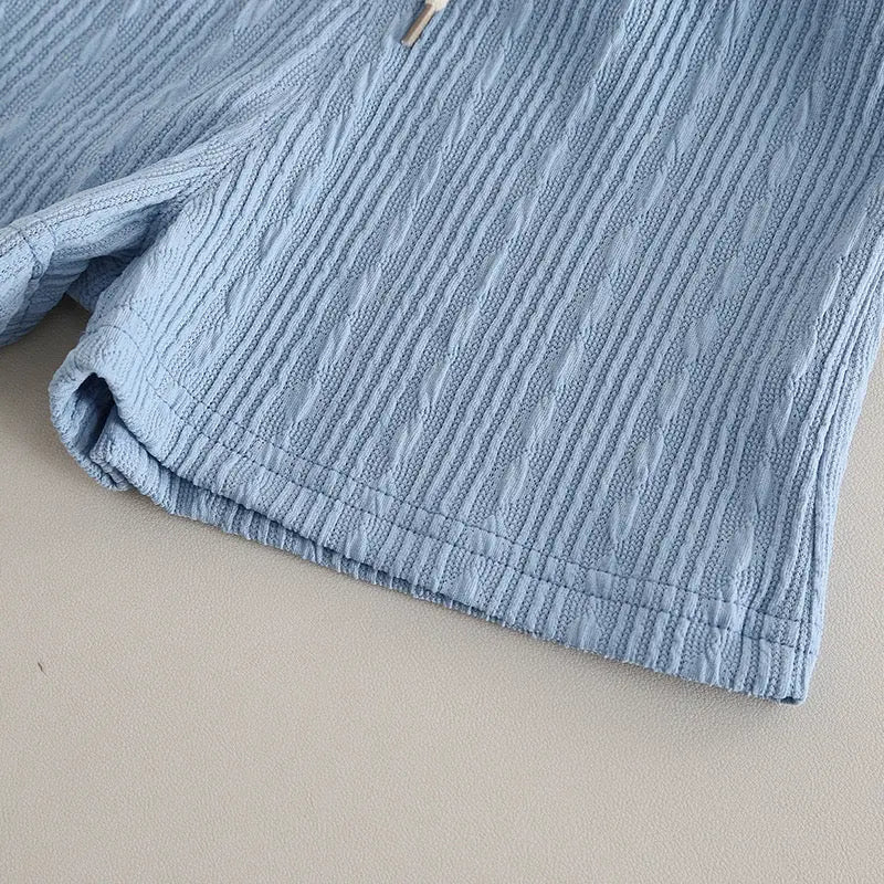 Girls Summer Blue Co-ord Set