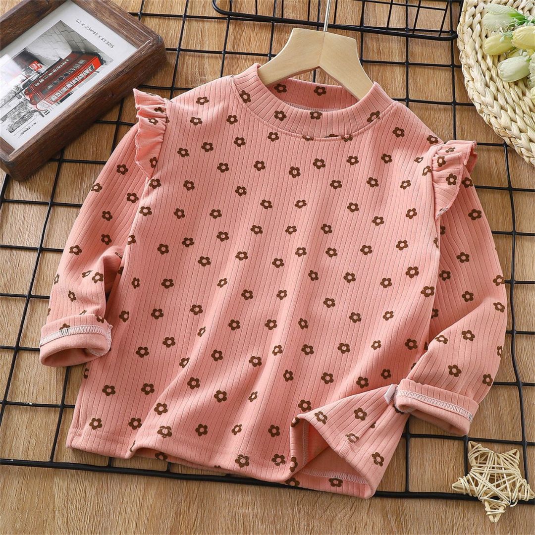 Little Lady Girls Peach Blossom Top