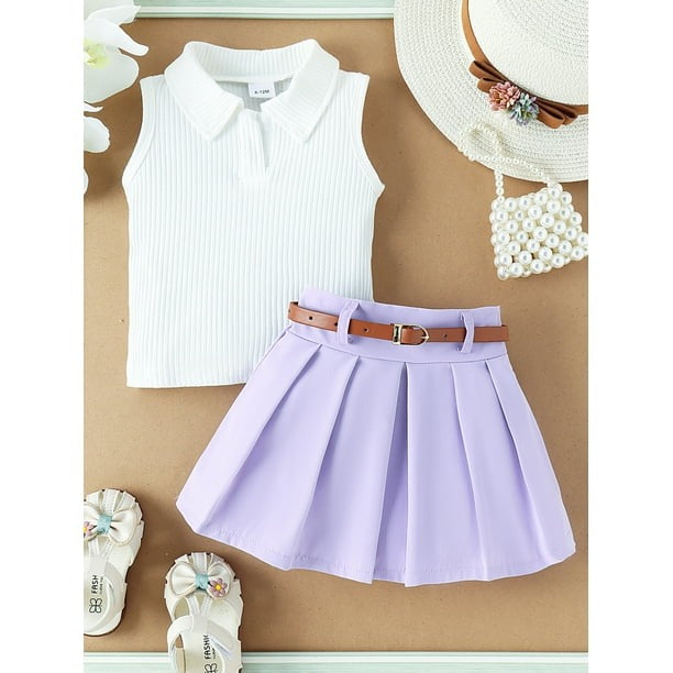 Sana Cool Baby Girls Skirt and Top Set