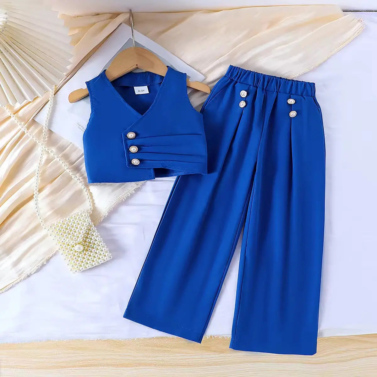 Girls Blue Co-ord Set