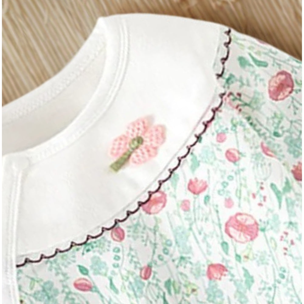 Aisha Floral Baby Girls Romper