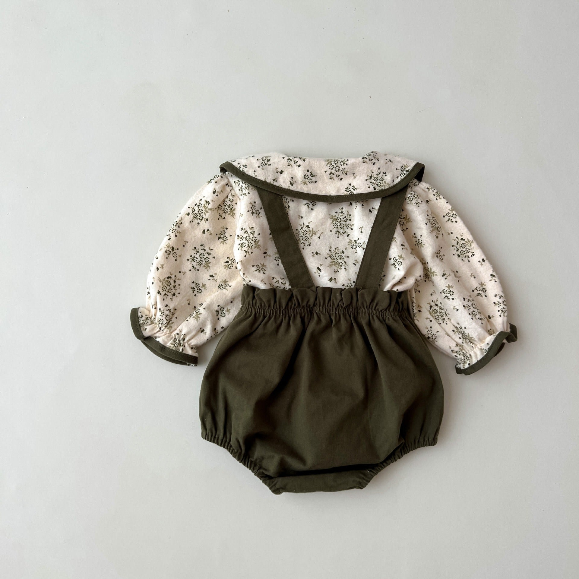 Bella Two Piece Baby Girls Romper Set