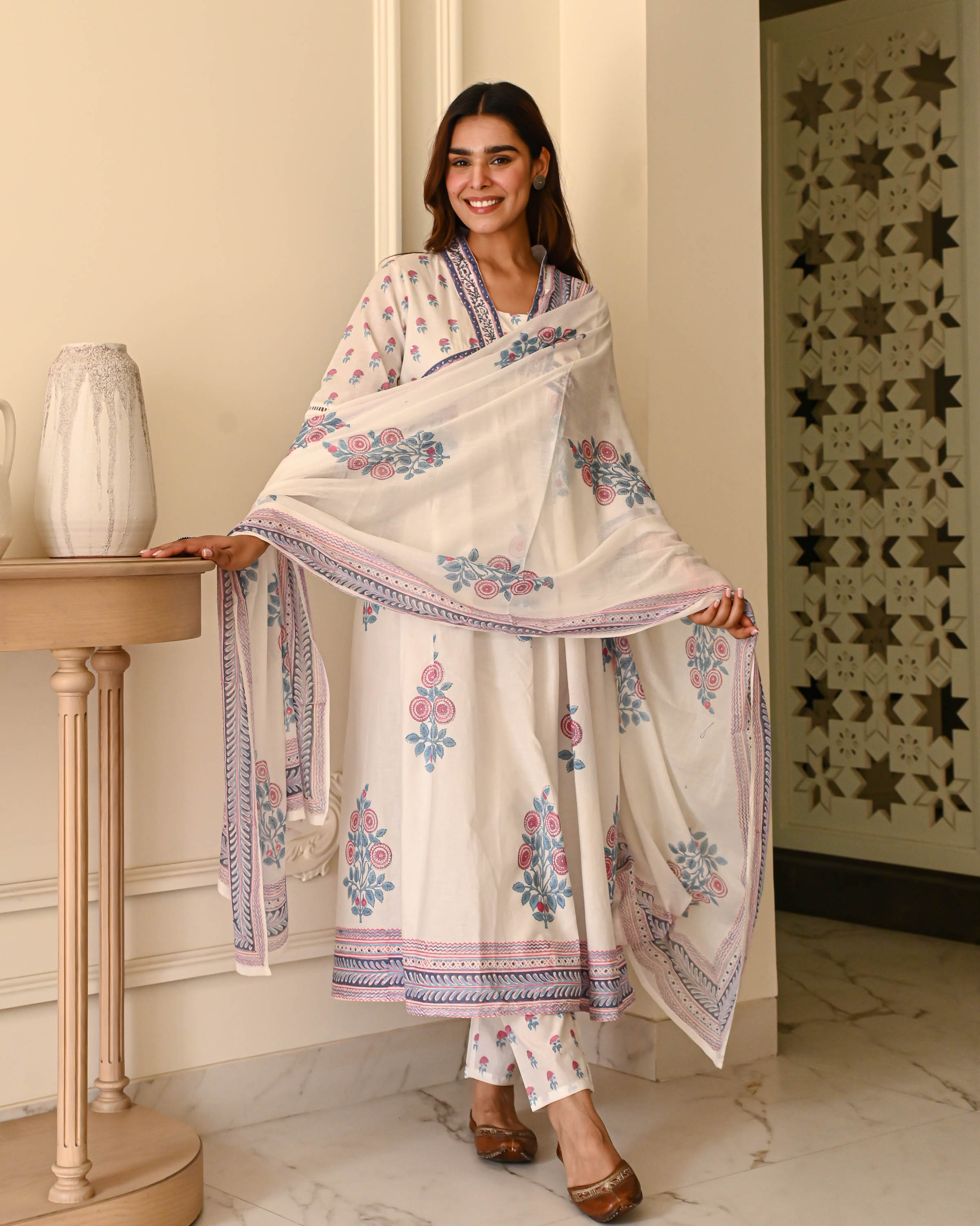 Bunaai Saanjh Cotton Suit Set