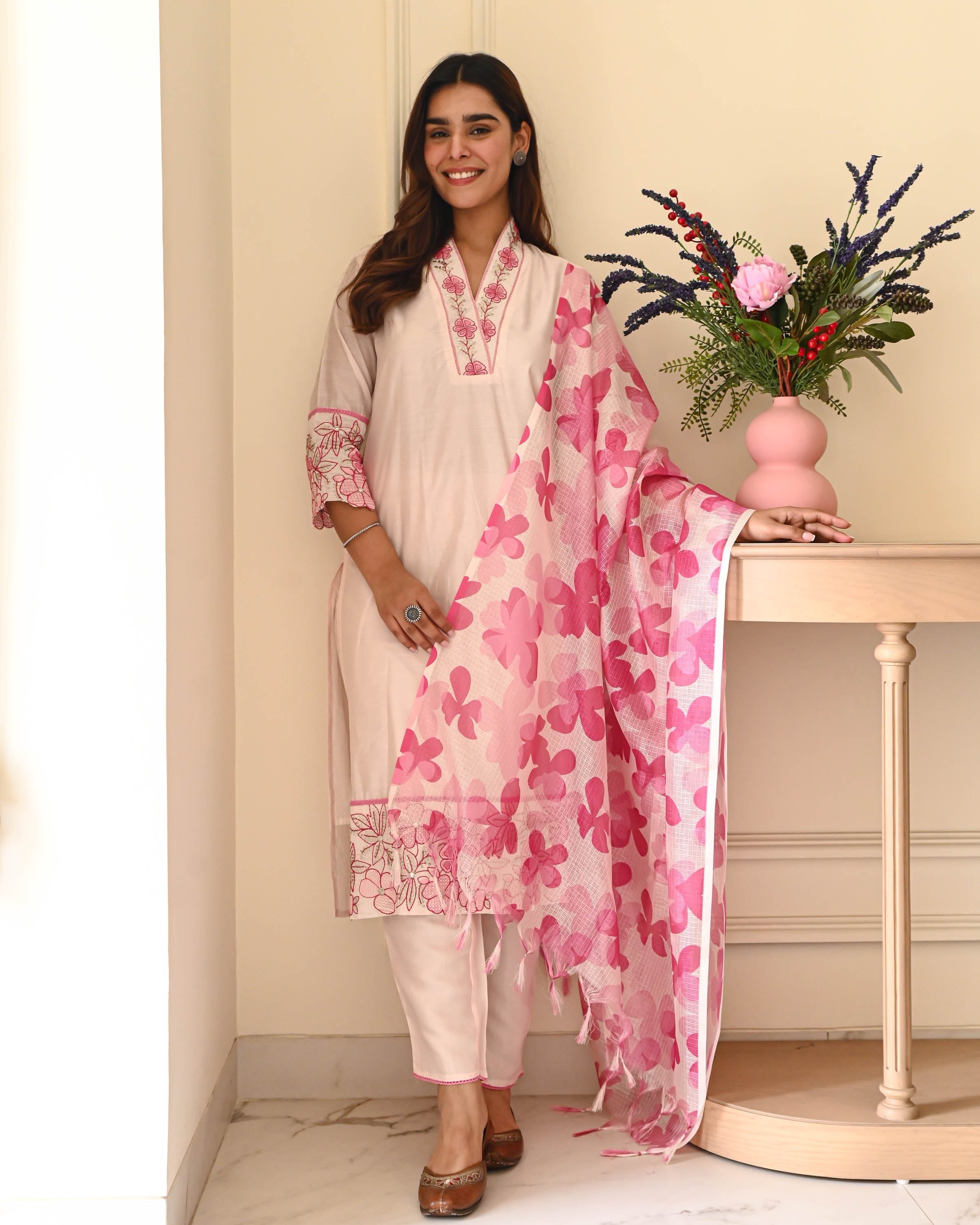 Bunaai Myra Cotton Suit Set