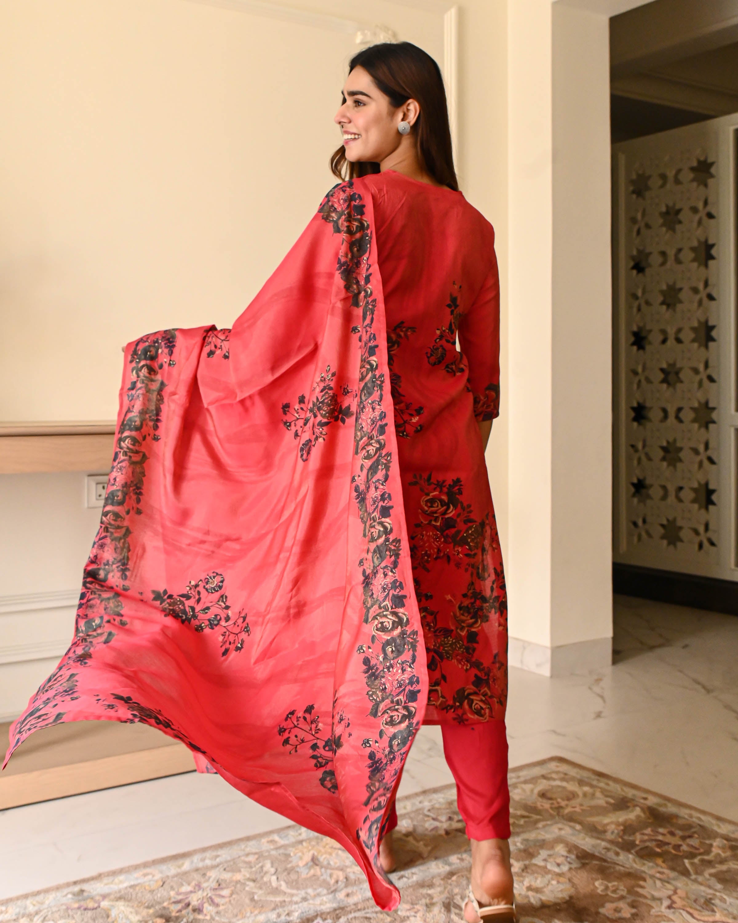 Bunaai Titli Cotton Suit Set