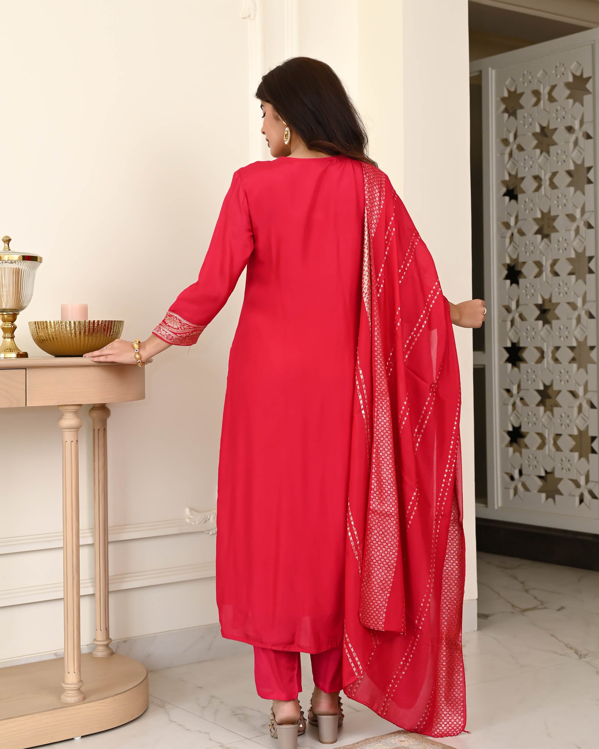 Zinnia Pink Suit Set