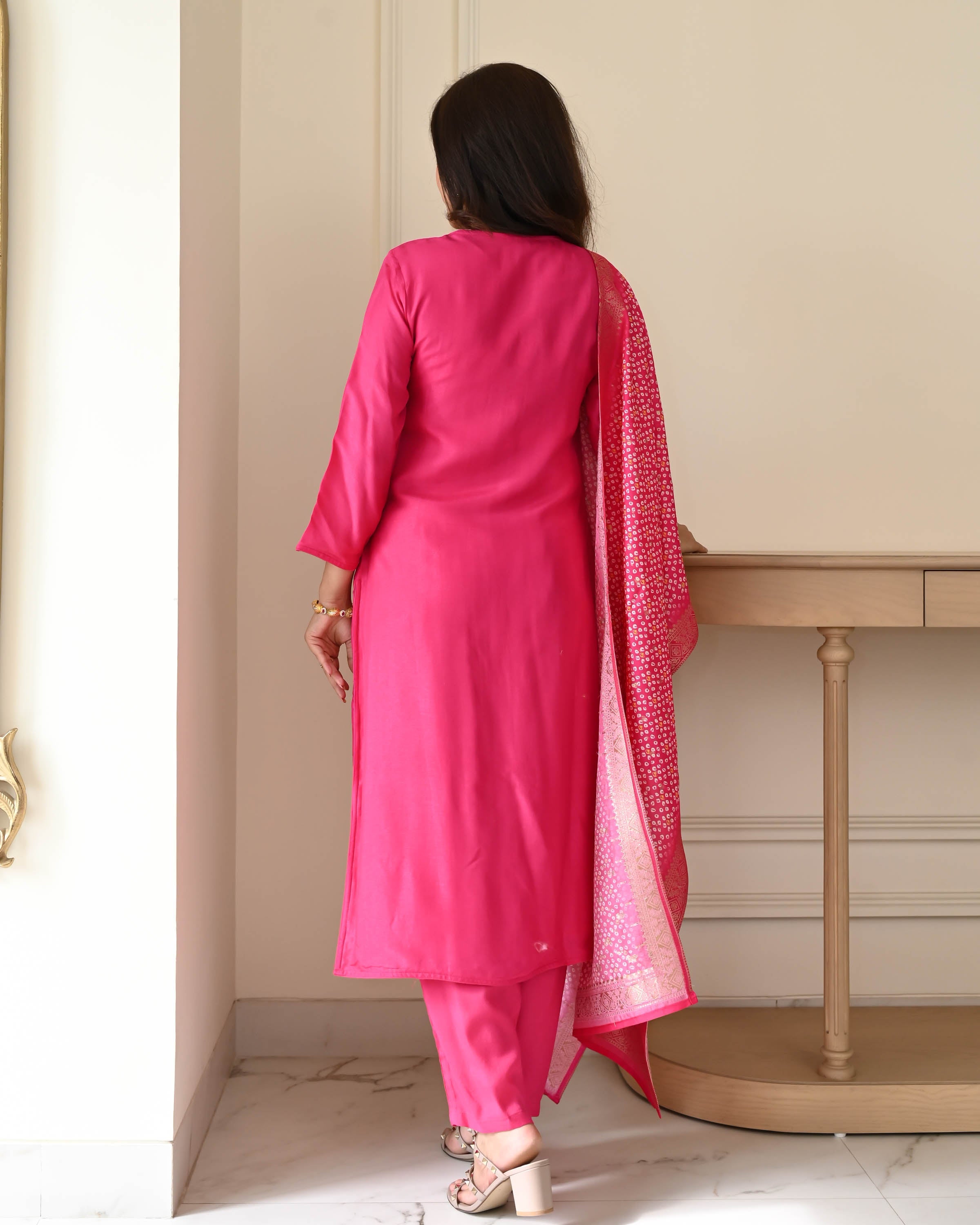 Spring Embroidery Suit Set