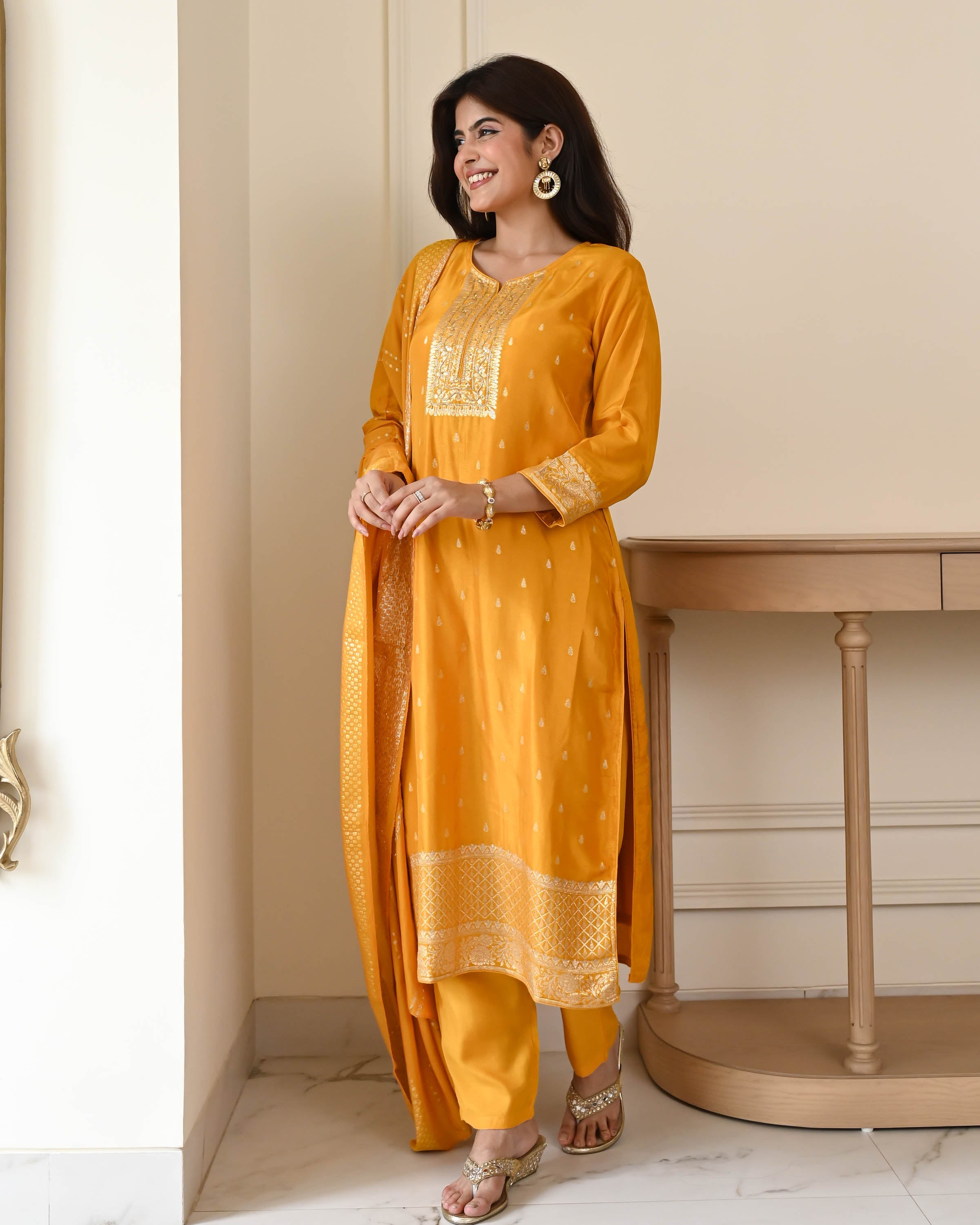 Ishita Embroidered Suit Set