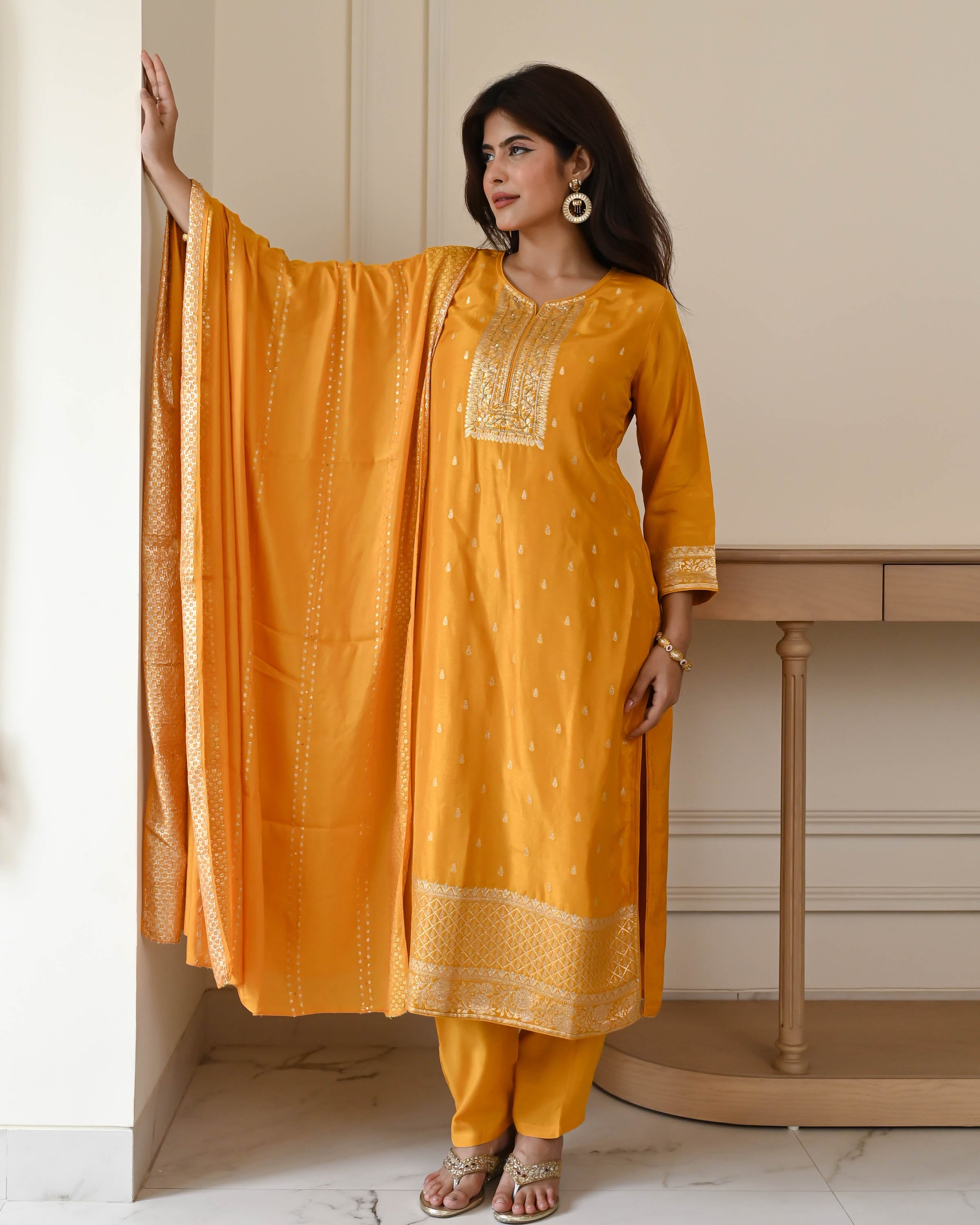 Ishita Embroidered Suit Set