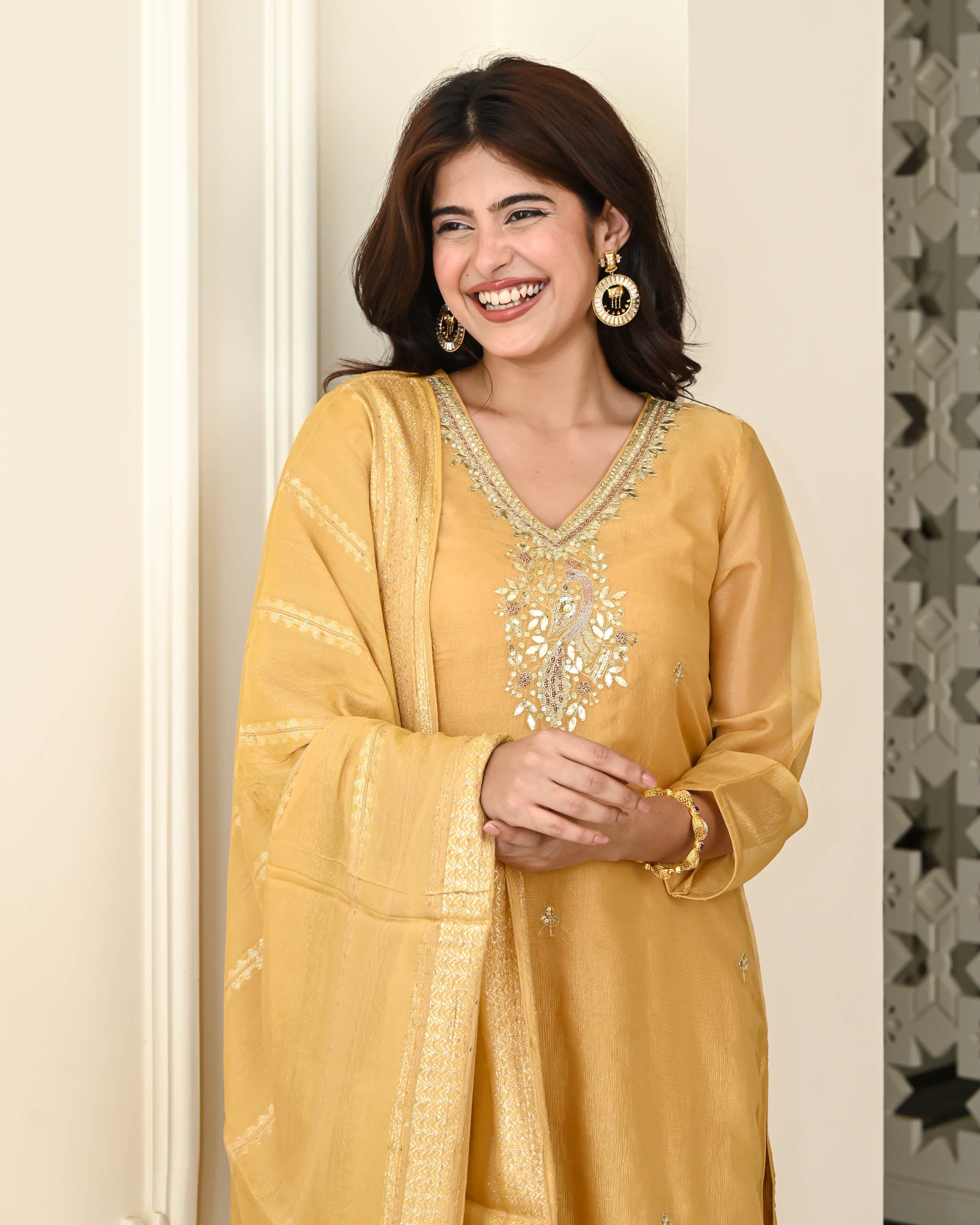 Mogra Embroidered Suit Set