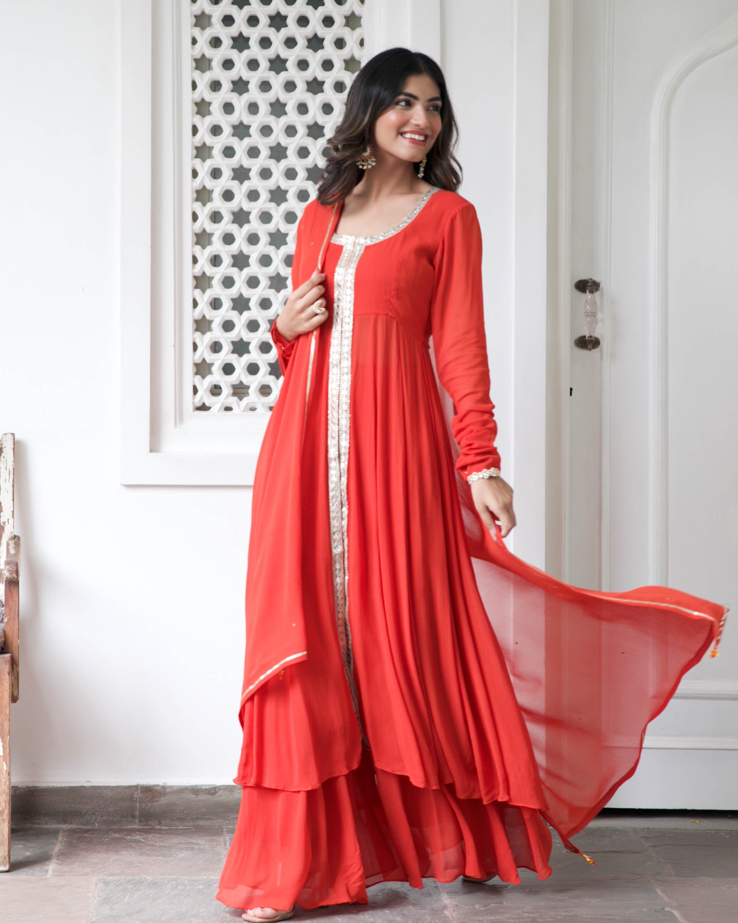 Gulab Georgette Suit Set