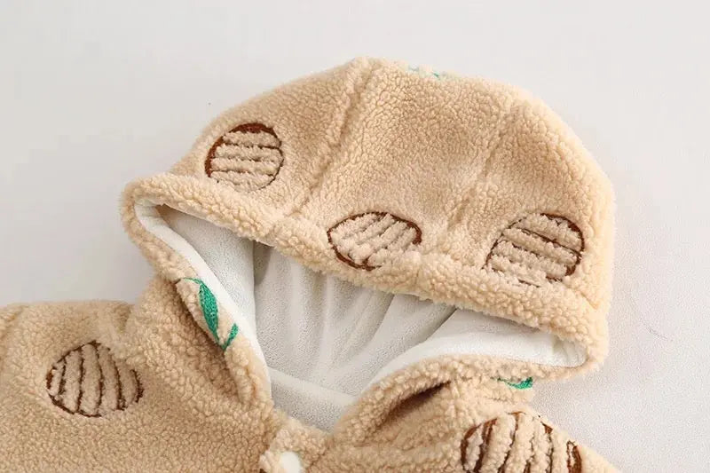 Boys Fleece Jacket With T-shirt And Pants 3 Pcs Set