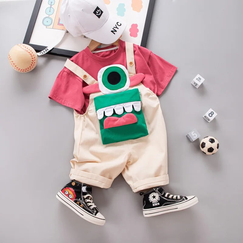 Cartoon Themed Boys and Girls Jumpsuit