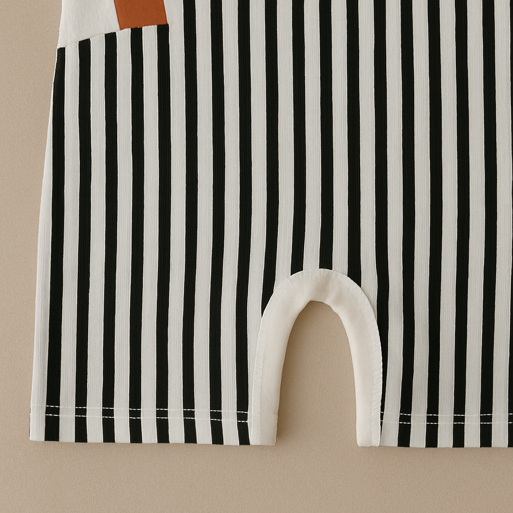Classic Stripes Baby Boys Girls Romper