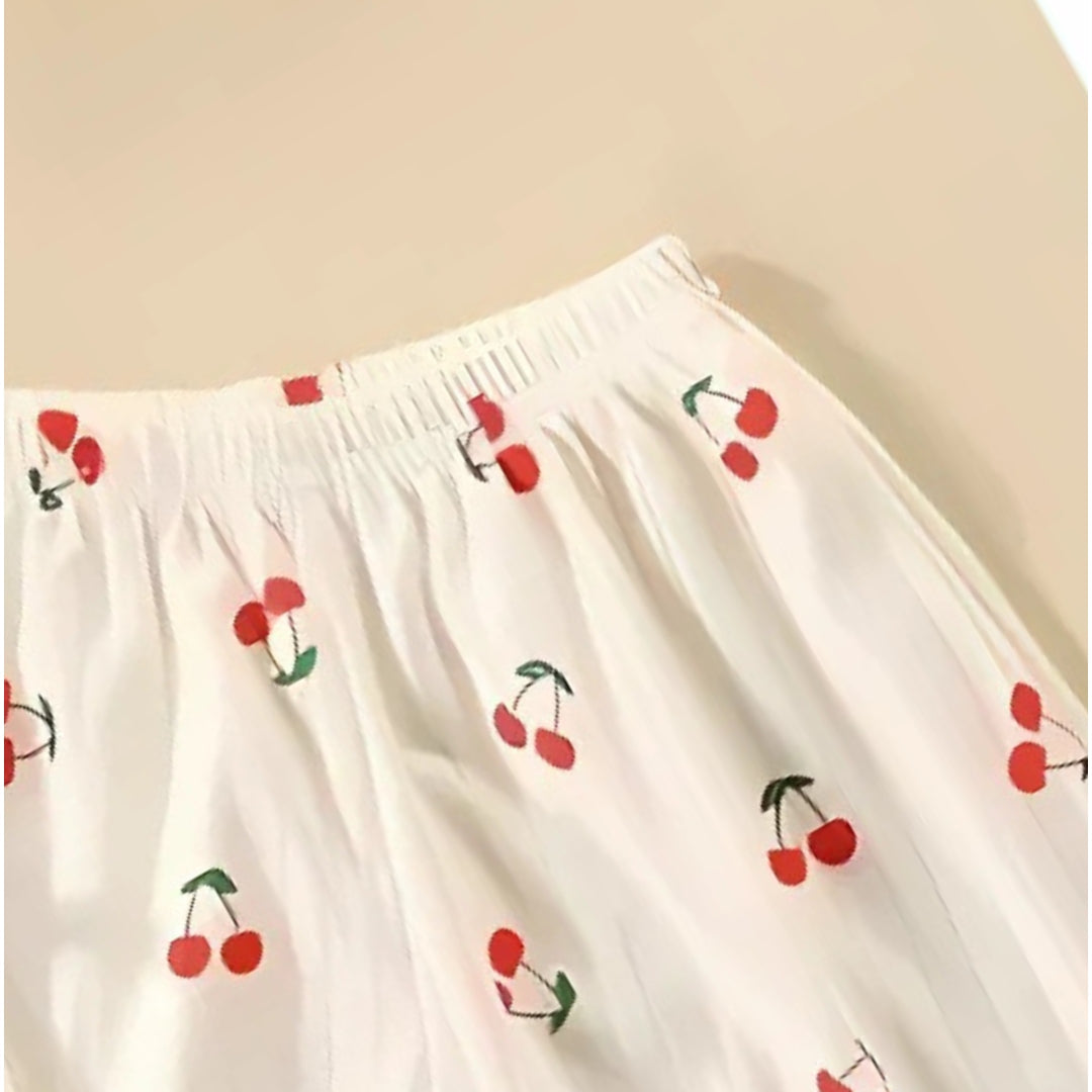 Cherry Sweet Girls Lounge Wear Set