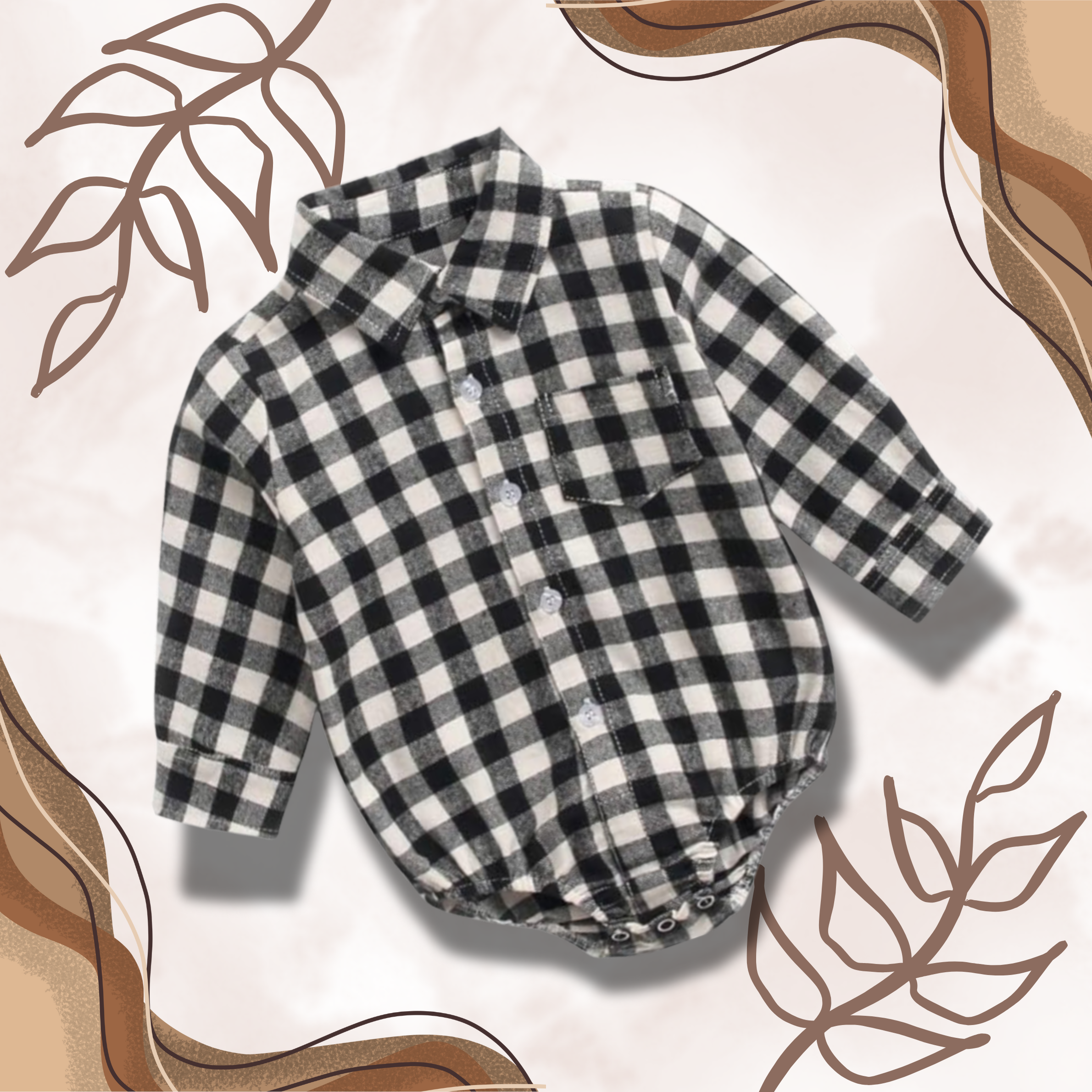 Classy Bold Striped Baby Boys Romper