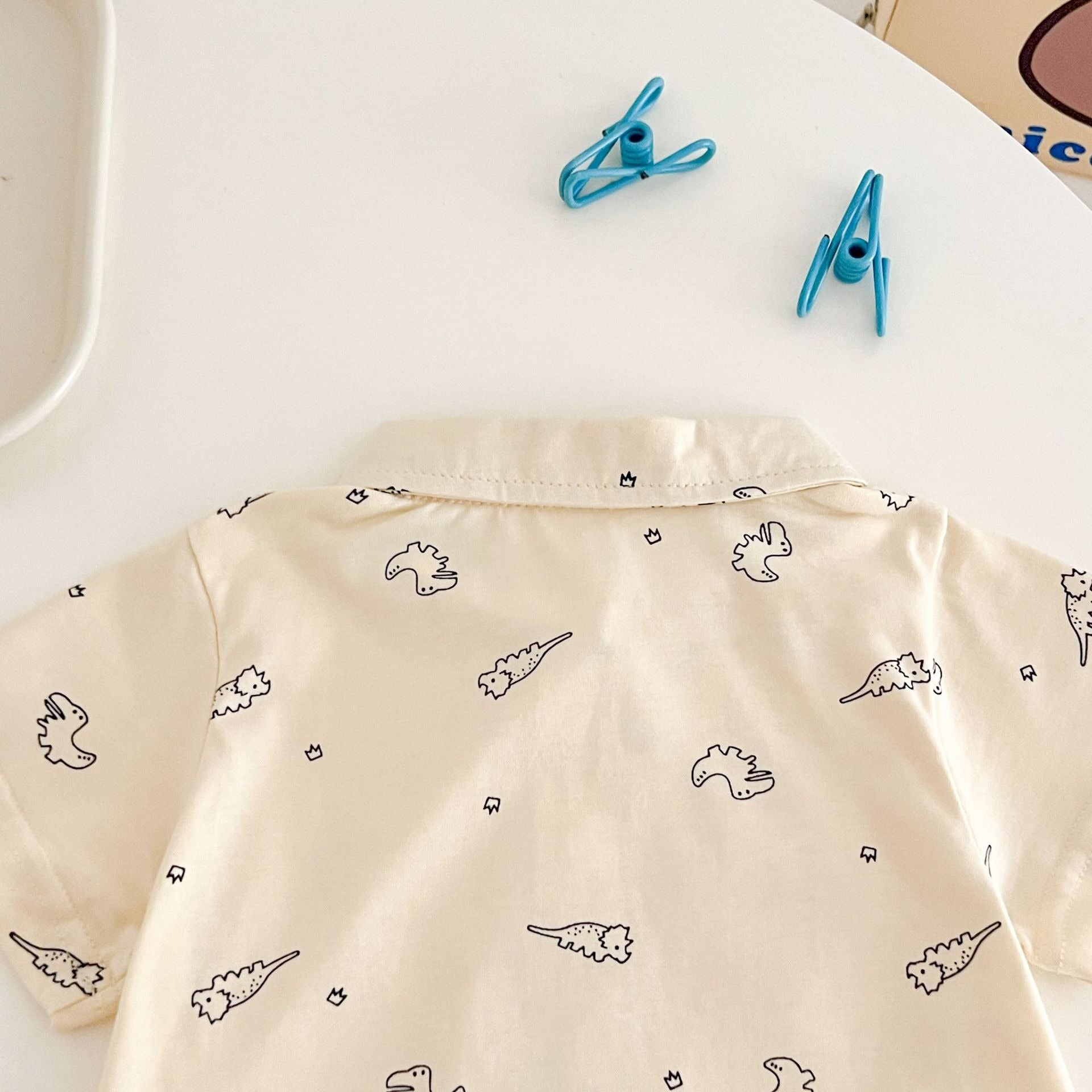 Comfy Dino Baby Boys Romper Shirt