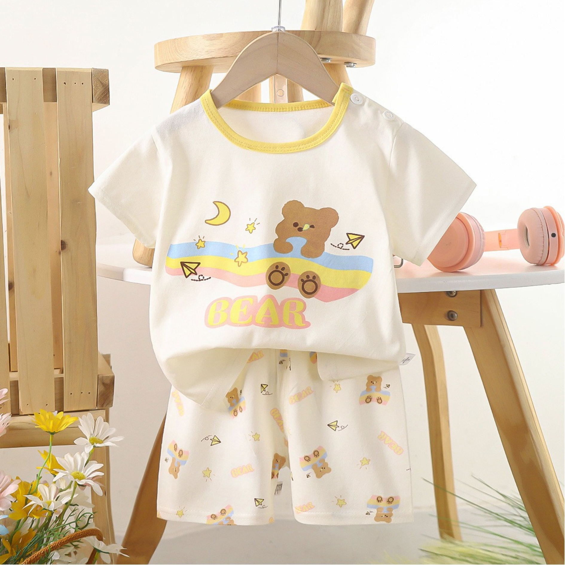 Cuddle Time Baby Girls Lounge Set