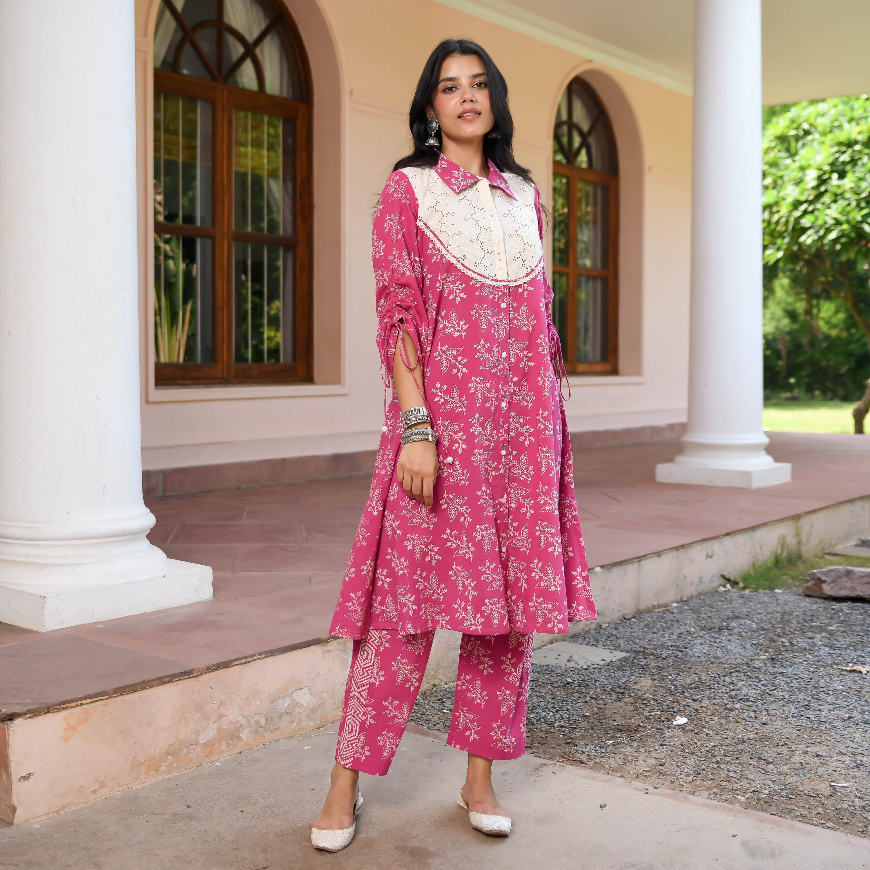 Tanvi Pink Matching Set