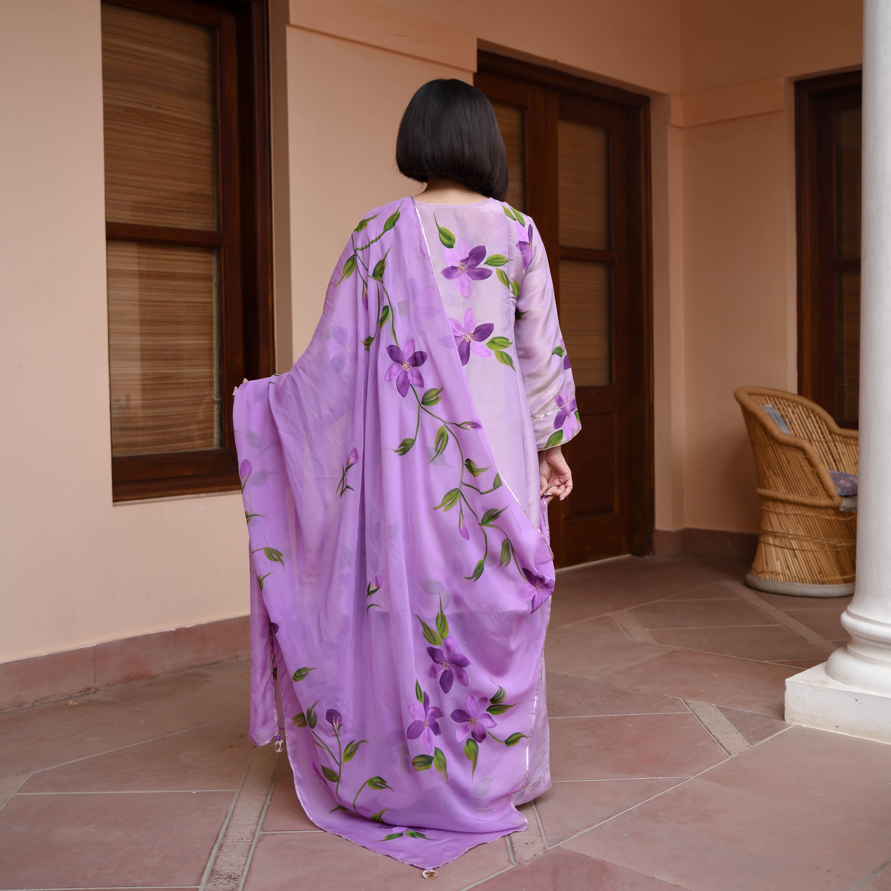 Aanya Tissue Silk Suit set