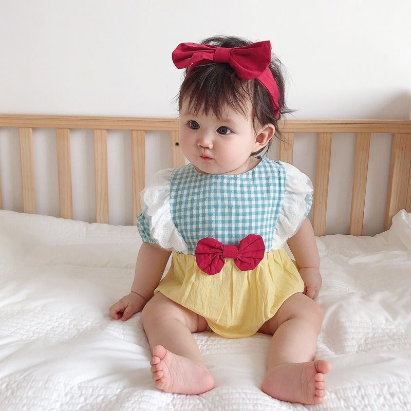 Disney Snow White Baby Girls Romper with Headband