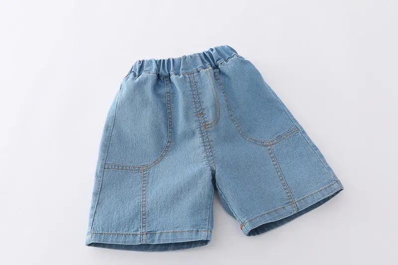 Boys Dino-Theme Shirt And Shorts Set