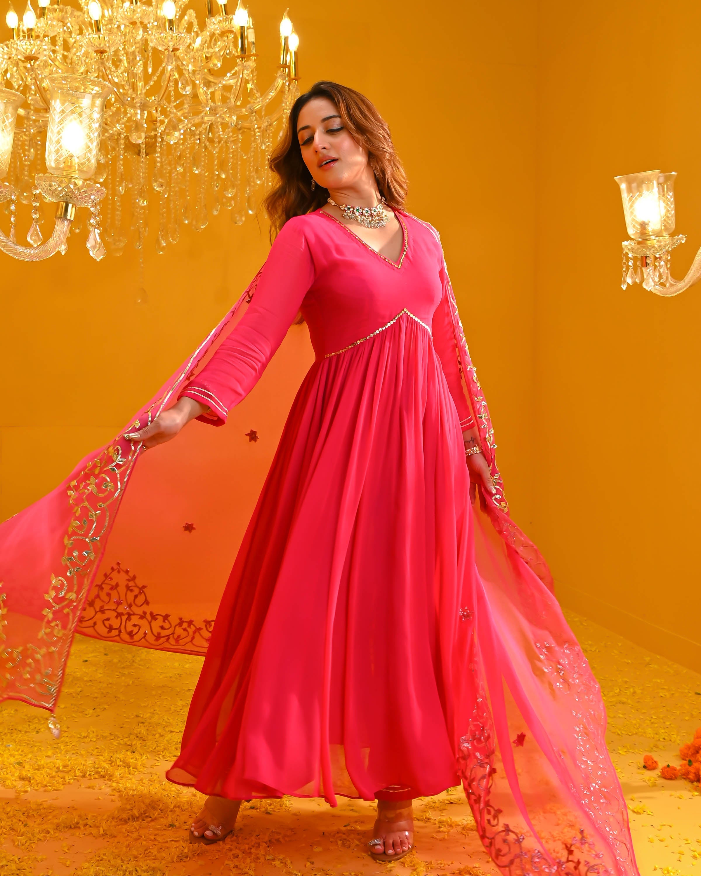 Divya Georgette Suit Set