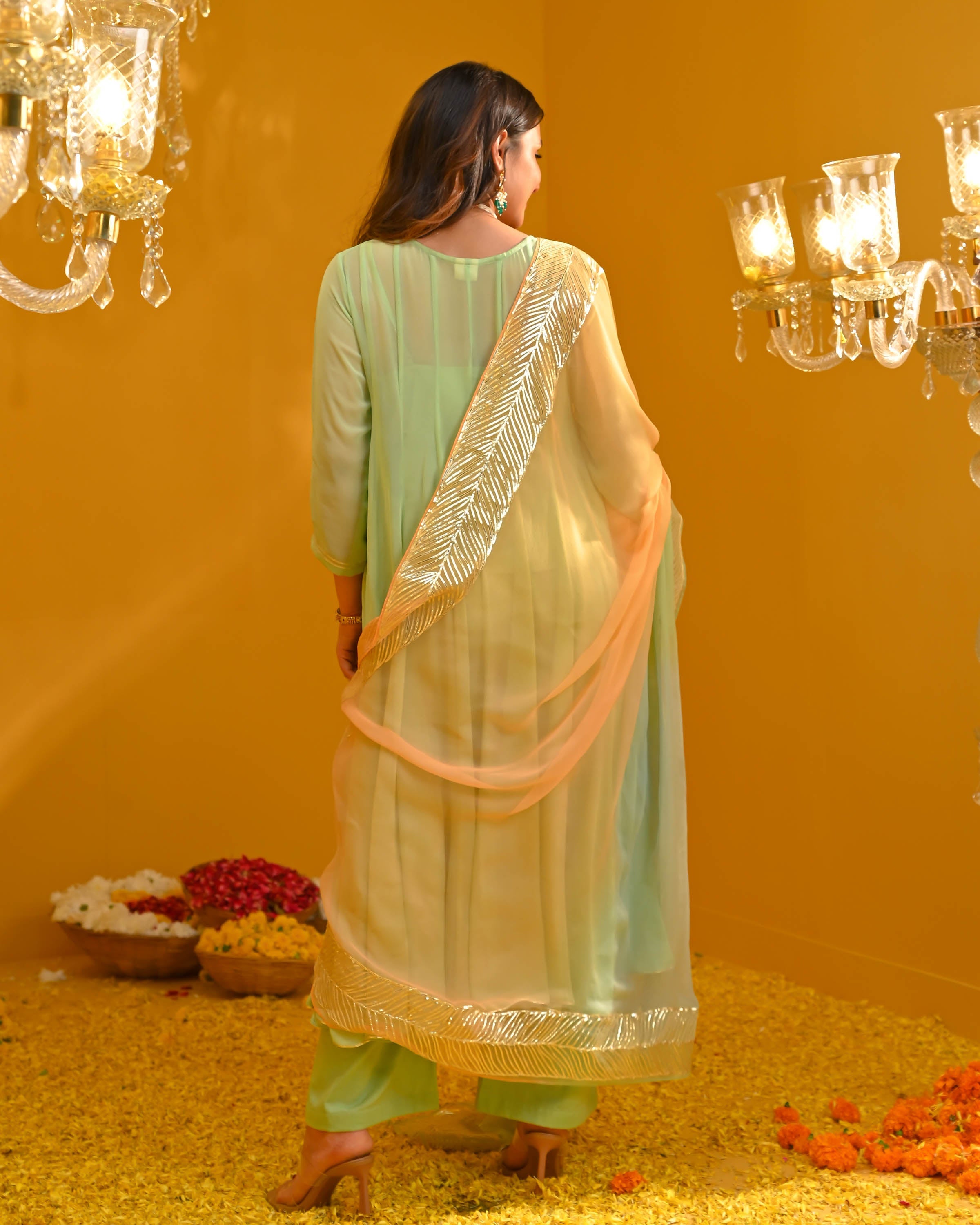 Ira Georgette Suit Set