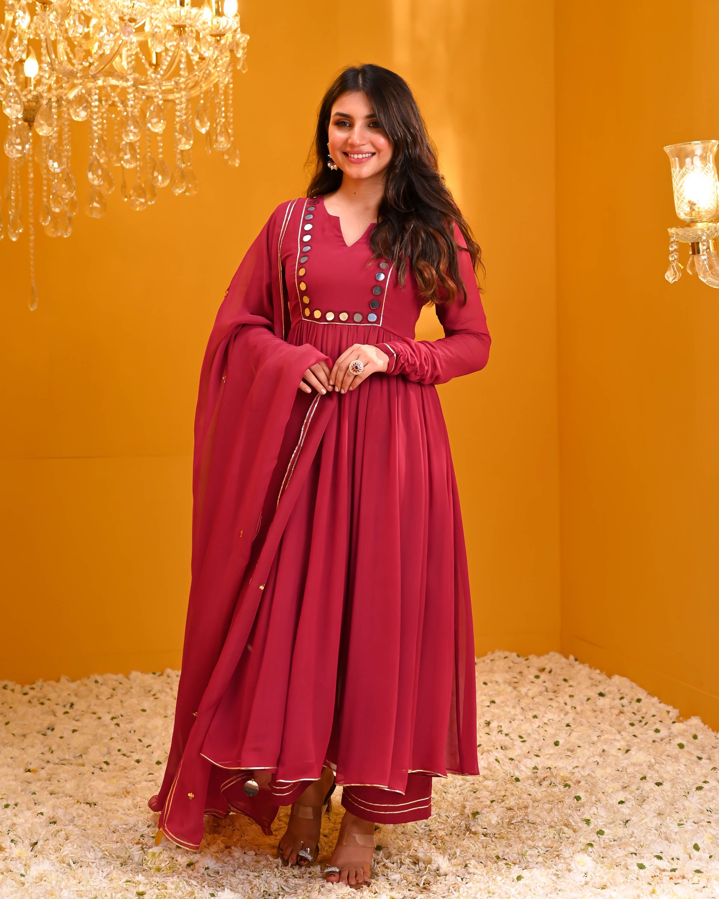 Vedika Georgette Suit Set