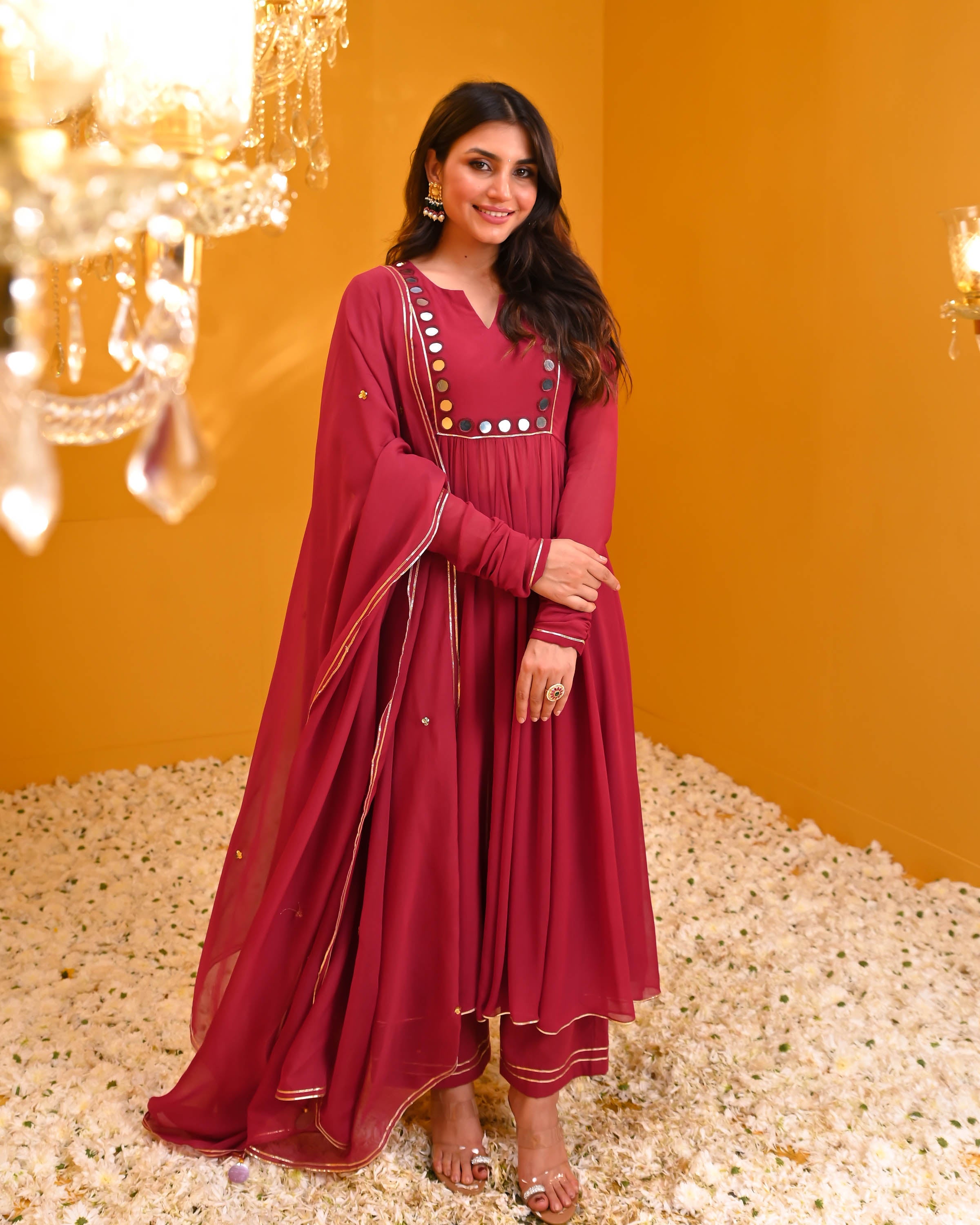 Vedika Georgette Suit Set
