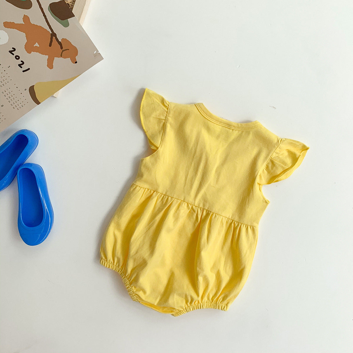 Flower Everyday Baby Comfy Girls Romper