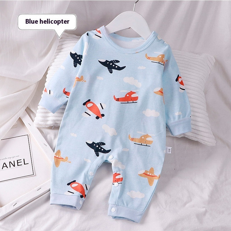 Fly Baby Airplane Boy and Girl Romper
