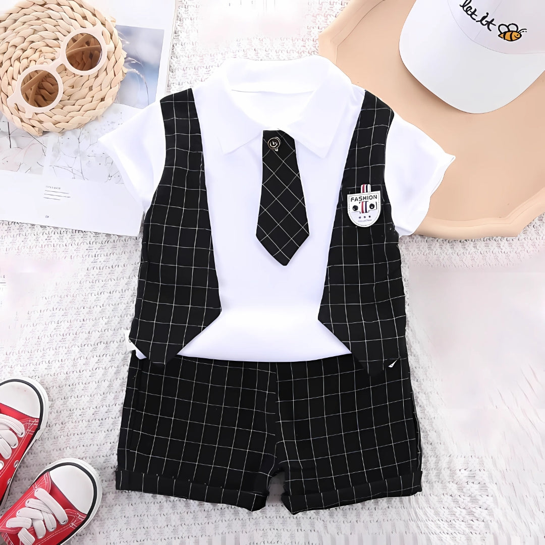 Gentleman Boys Party Set With Tie