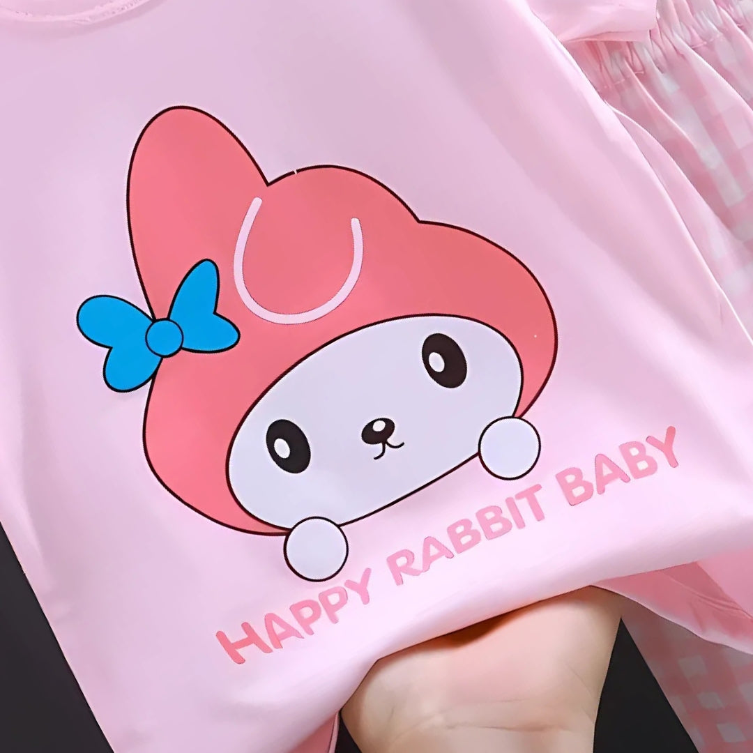 Girls Comfy Lounge T-Shirt And Short Set