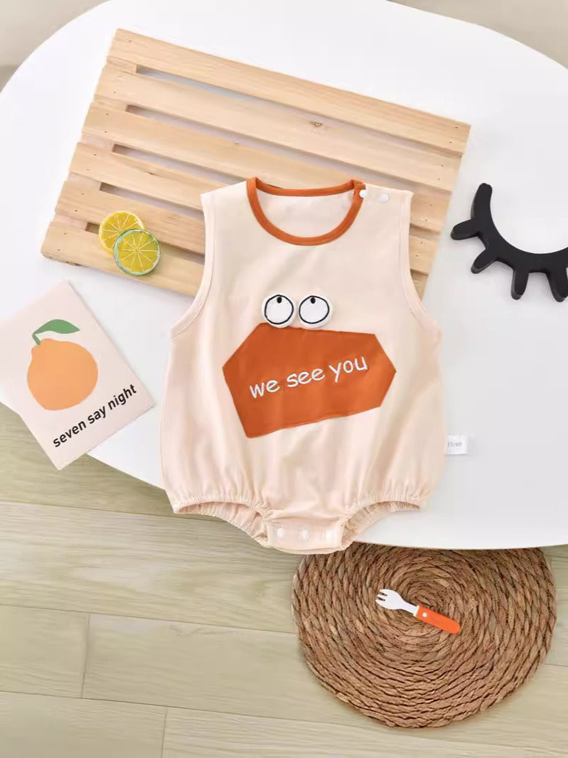 We see You Baby Boys Girls Cute Romper