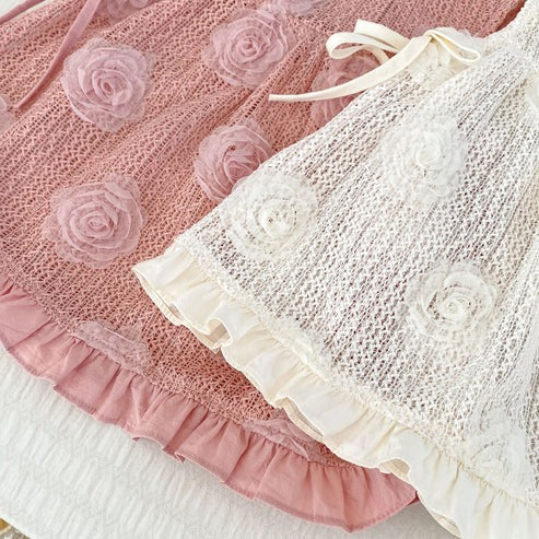 Layla 2 in 1 Baby Girls Romper and Dress Set