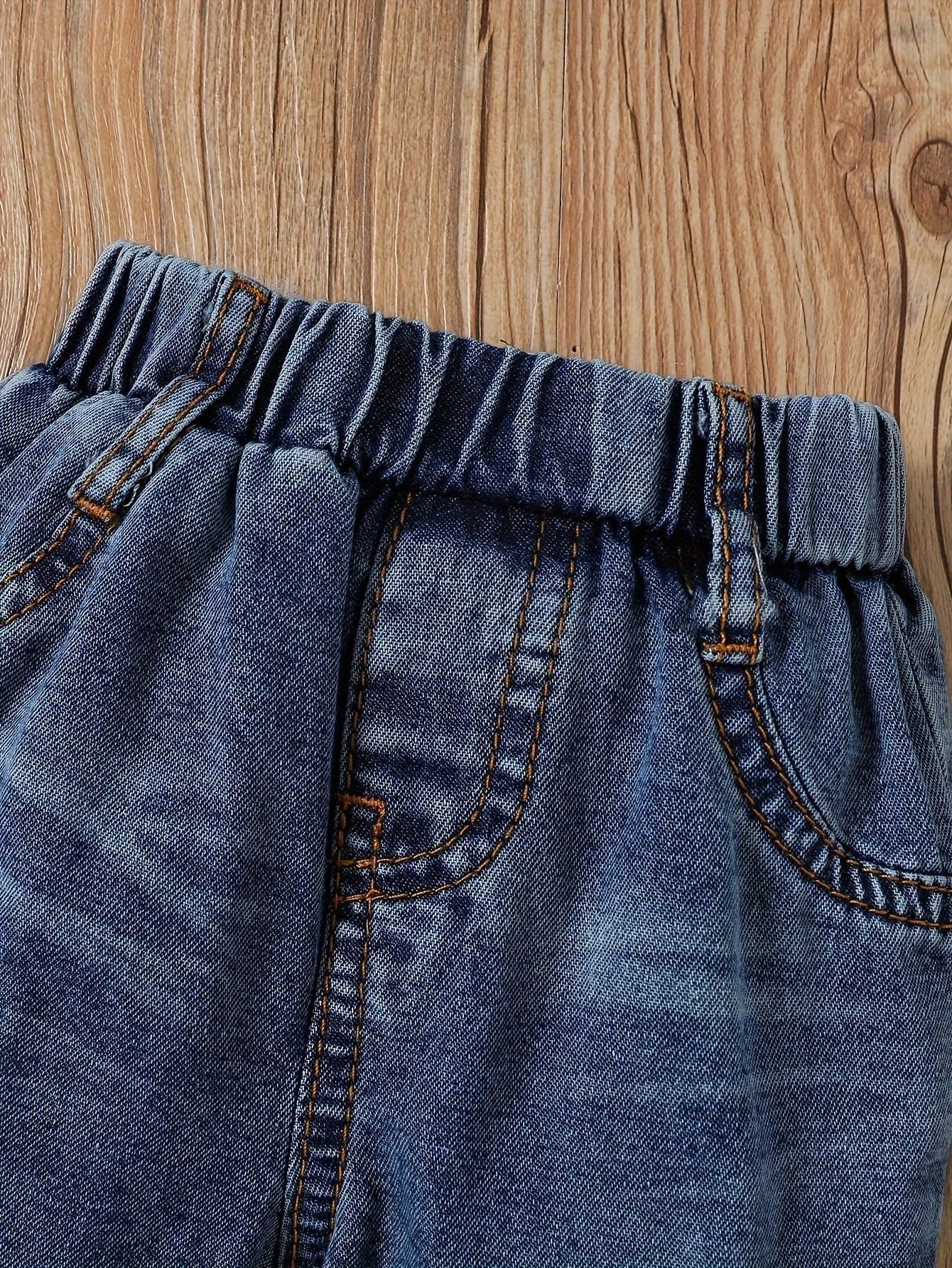 Lil Elephant Boys Tshirt and Denim Set