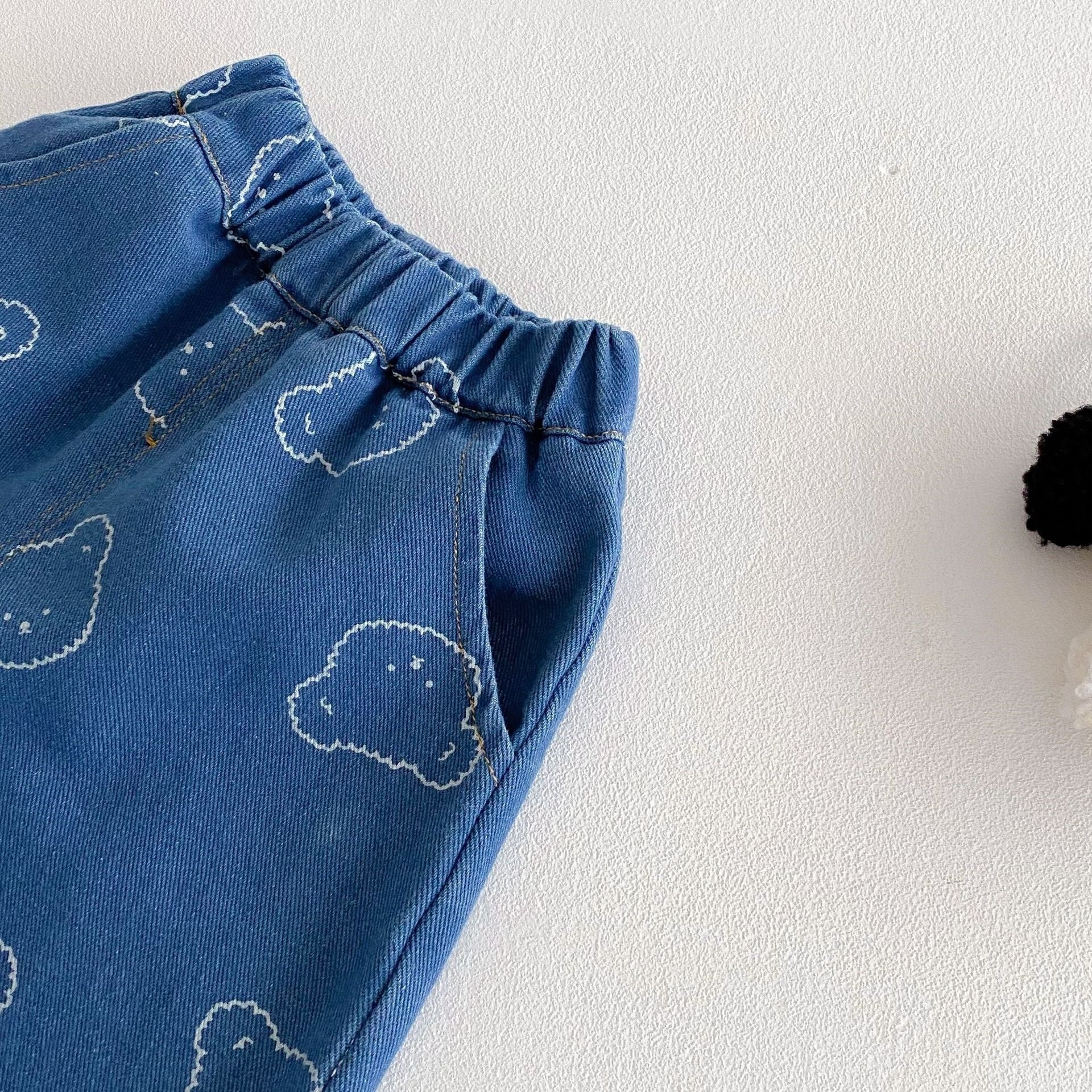 Little Boys Denim Party Set